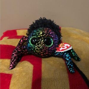 Ty Multicolor Spider Plush Toy